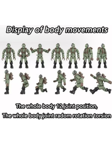 Set de Bloques de Construcción Policía 8 Piezas GUANGDONG K8832-5