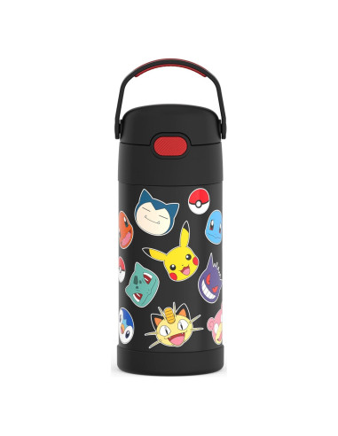 Botella de Agua THERMOS FUNtainer 354ml con Pajilla Pokémon