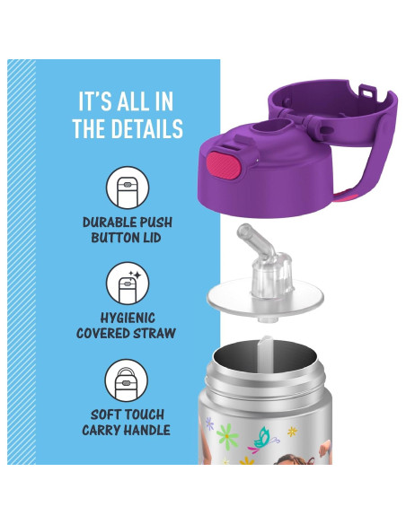Botella de Agua THERMOS FUNtainer 354 ml con Pajilla - Encanto