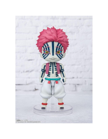 Figura de acción Figuarts mini Akaza - Demon Slayer - Bandai