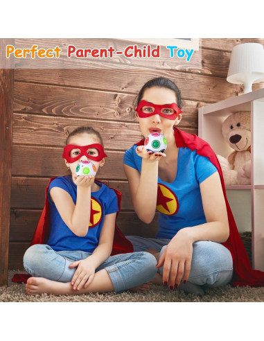 Paquete de 12 Bolas Antiestrés Arcoíris Lenwen - Juguete