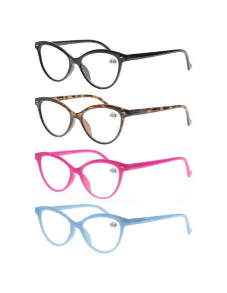 Gafas de Lectura MODFANS Ojo de Gato 4 Pack 2.25x Gafas de Lectura MODFANS Ojo de Gato 4 Pack 2.25x
