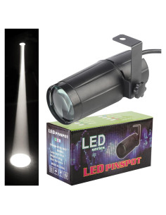 Foco de Discoteca Jinda Audio 3W Luz LED Blanca Esférica