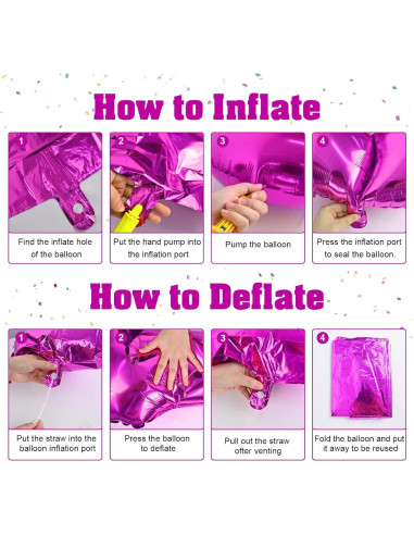 Globo Número 0 Rosa Fucsia 101,6 cm para Fiestas