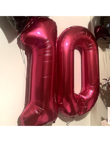 Globo Número 0 Rosa Fucsia 101,6 cm para Fiestas