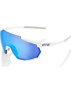 Gafas de sol Racetrap 100% - Blanco mate, Lente HiPER azul 2
