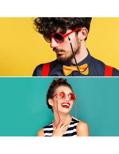 Correa para Gafas BILIONE 6 Pcs Multicolor Ajustable