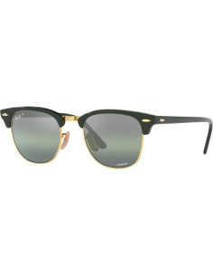 Gafas de sol Ray-Ban RB3016 Clubmaster Verde Dorado 49mm 2