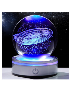 Bola de Cristal Sistema Solar Arikyrist con Luz LED 21.1cm