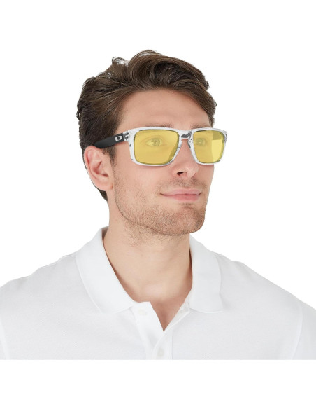 Gafas de sol Oakley Holbrook para hombres 56mm Prizm Amarillo