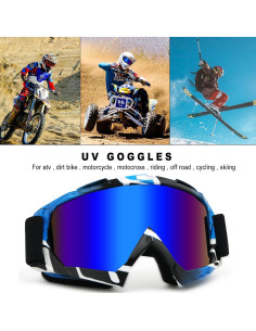 Gafas de Motocicleta Shutuan Azul UV 400 Ajustables 2