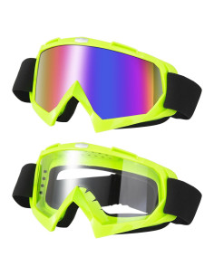 Gafas de Motocross LJDJ Lj24-06-gn Verde Lente Clara
