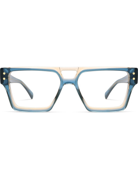 Gafas de Lectura AMOMOMA Cuadradas Anti-Luz Azul 1.0x Gafas de Lectura AMOMOMA Cuadradas Anti-Luz Azul 1.0x