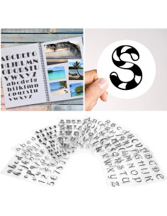 Juego de 8 Sellos Transparentes GLOGLOW para Scrapbooking 2