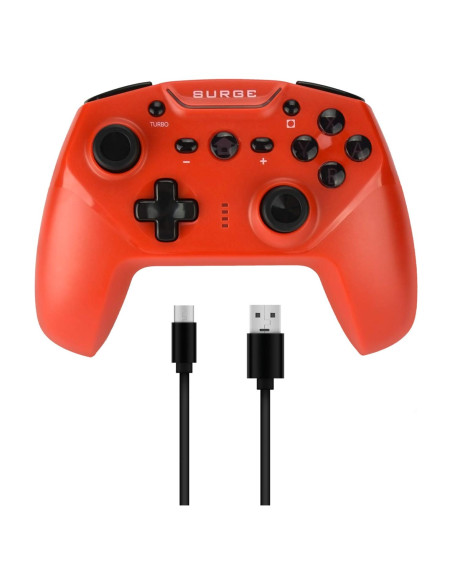 Controlador Inalámbrico Surge SwitchPad Pro Rojo - 4 Botones Macro