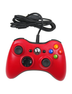 Gamepad USB con Cable USonline911 para PC Xbox 360 Rojo