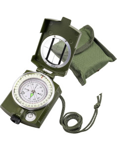 Brújula Militar Aosdc - Supervivencia, Impermeable, Precisa 2