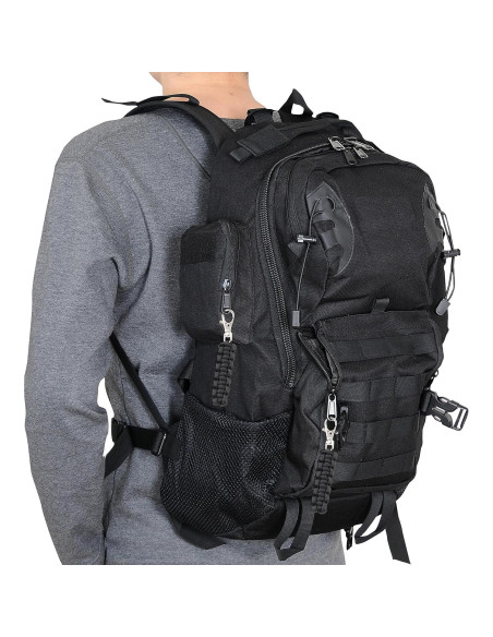 Paquete de 4 tiradores de cremallera Techion paracord