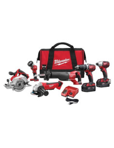 Kit Herramientas Inalámbricas Milwaukee M18 6 Piezas 18V