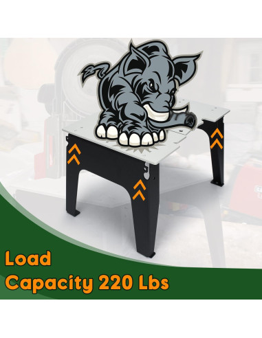 Soporte Mesa Portátil DITKOK para Sierra de Banda 2,27 kg