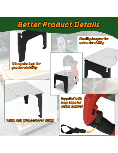 Soporte Mesa Portátil DITKOK para Sierra de Banda 2,27 kg