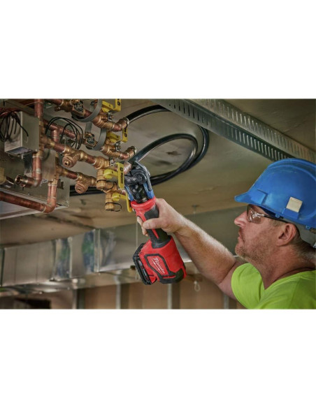 Herramienta de Prensa Milwaukee M18 con Mandíbulas Viega PureFlow
