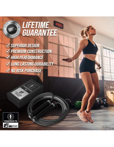 Cuerda de Salto con Peso Epitomie Fitness PowerSkip PII 0.45kg