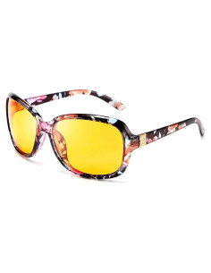 Gafas Nocturnas FEISEDY Amarillas para Mujeres Anti Deslumbramiento