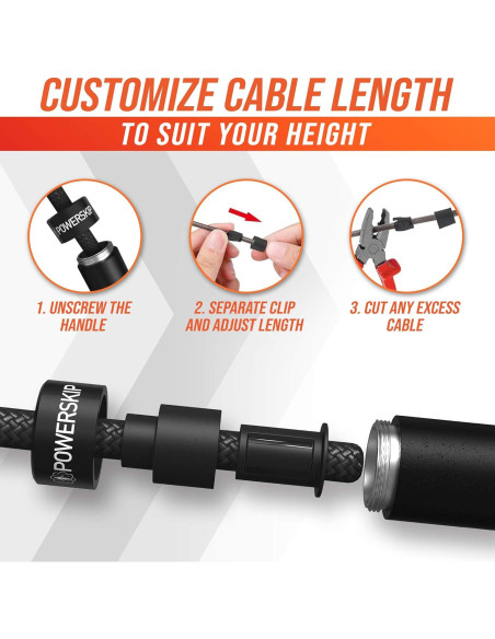 Cuerda de Salto con Peso Epitomie Fitness PowerSkip PII 0.45kg