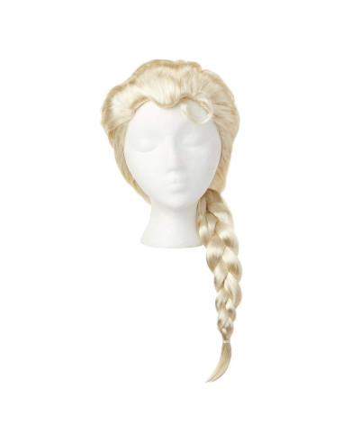 Peluca Elsa Disney Frozen 2 50.8 cm con trenza para niñas
