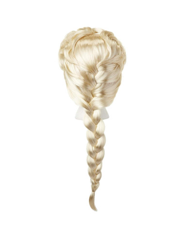 Peluca Elsa Disney Frozen 2 50.8 cm con trenza para niñas