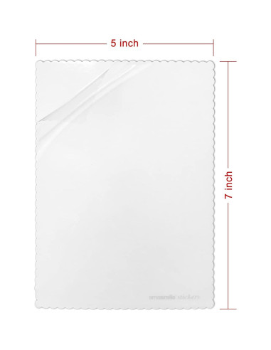 Aplicador de Calcomanías para Parabrisas SMASMILE 5 Piezas 12.7x17.8cm