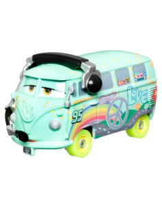 Vehículo Diecast Disney Cars Fillmore 1:55 Brilla en la Oscuridad