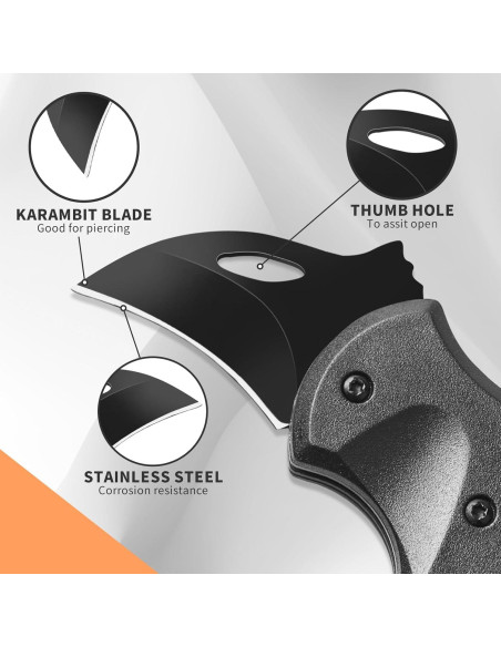 Cuchillo de Bolsillo Plegable Genérico 10 cm Acero Inoxidable