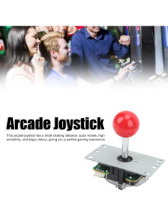Joystick de Arcade SPYMINNPOO 3D con Cabeza de Bola y Placa 2