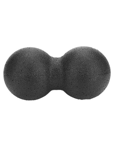 Bola de Masaje Doble Lacrosse Sunicon 16x8cm Negro