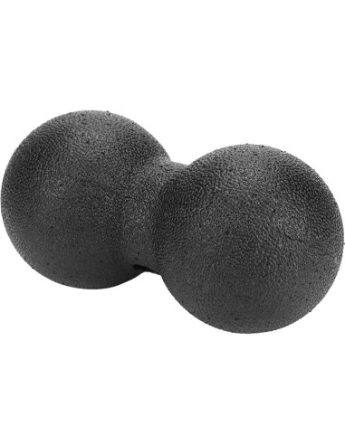 Bola de Masaje Doble Lacrosse Sunicon 16x8cm Negro