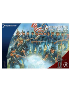 Miniaturas Infantería Unión Guerra Civil Americana 28mm Perry