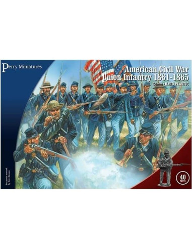 Miniaturas Infantería Unión Guerra Civil Americana 28mm Perry