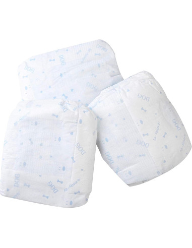 Paquete de 50 Pañales Desechables para Perros Hembras HONEY CARE Extra Pequeño