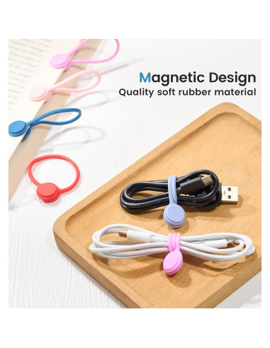 Correas Magnéticas de Silicona Joseche 22.86 cm 20 Piezas