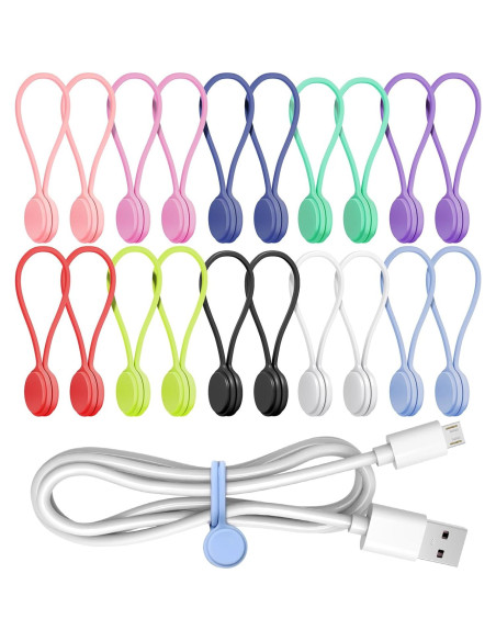 Correas Magnéticas de Silicona Joseche 22.86 cm 20 Piezas Correas Magnéticas de Silicona Joseche 22.86 cm 20 Piezas