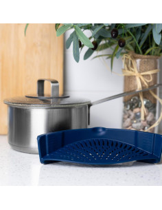 Colador Clip On de Silicona Fox Run Azul 23x9.5 cm 2