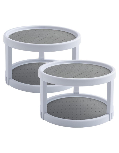 Organizador Rotativo Lazy Susan Annexlab 25cm Doble Capa