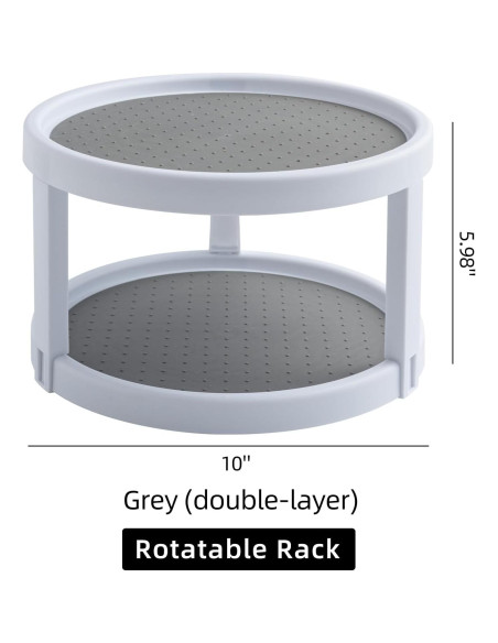 Organizador Rotativo Lazy Susan Annexlab 25cm Doble Capa