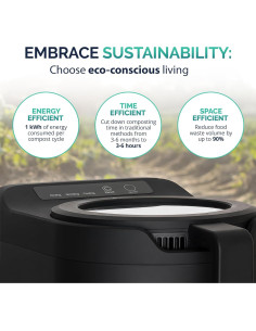 Composter Eléctrico de Cocina Luma 2.5L Sin Olores 2