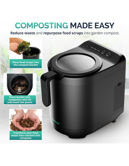 Composter Eléctrico de Cocina Luma 2.5L Sin Olores