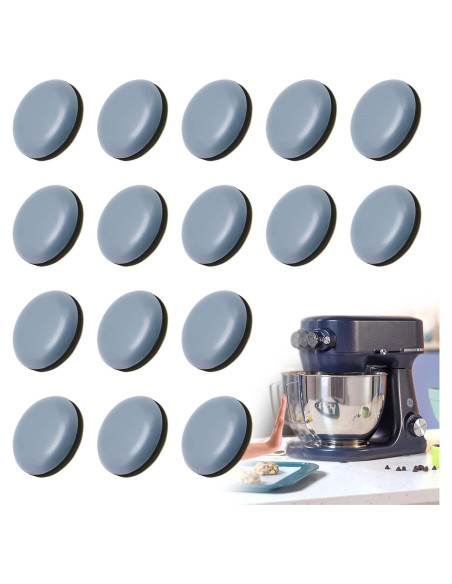 Deslizadores Autoadhesivos Teflón ELEMGULY 16 Piezas 2.5cm Deslizadores Autoadhesivos Teflón ELEMGULY 16 Piezas 2.5cm
