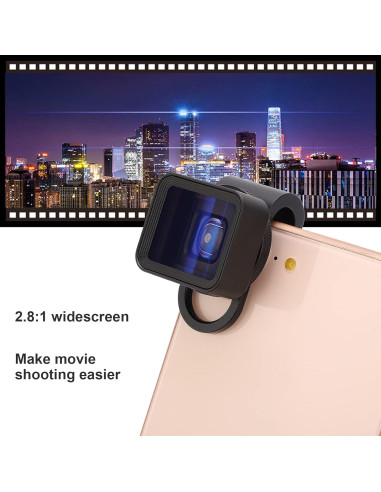 Lente Anamórfico Móvil Zyyini 1.55X para iPhone y iPad