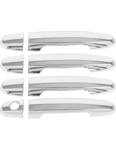Cubiertas de Manijas de Puerta OCPTY Cromo 4 Piezas para Toyota